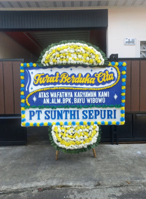 Papan Bunga Duka di Lolong Guba
